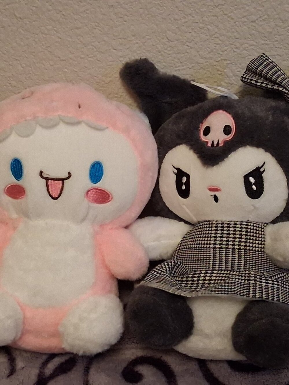 Hello Kitty Friends Kuromi and My Melody Plush Set of 2